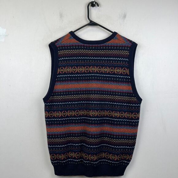 L.L.Bean Vintage 90s Men's Wool Sweater Vest Size L - Picture 2 of 6